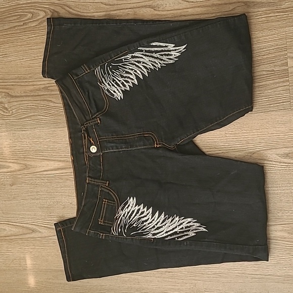 Jeans with wings, size 10 NWOT - Picture 2 of 3